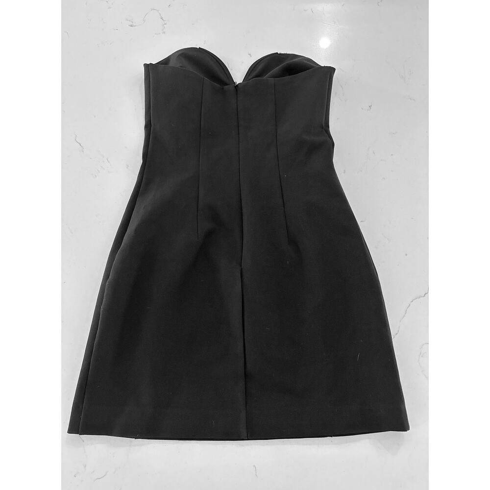 BEC & BRIDGE Little Black Dress Mini Black Strapless Sweetheart Dress Size 2 - Picture 2 of 3